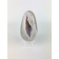 554G Druzy Weiße Spitze Achat Ei/ Weißer Quarz Geode Kristall/ Kristall Aus Brasilien/ Geschenk 554G Druzy Weiße Spitze Achat Ei/ Weißer Quarz Geode Kristall/ Kristall Aus Brasilien/ Geschenk von GalaxyCrystalsStore
