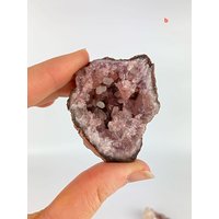 Hochwertige Große Rosa Amethyst Geodes Aus Colli Curá Mine, Argentinien/Pink Amethyst Geodes/Pink Crystal/Home Dekor Pink von GalaxyCrystalsStore