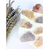 Rosa Amethyst Wolken/Rosa Aus Brasilien/Kristallwolken/Hochwertige Rosa Amethyst/Kristall Geschenk/Rosa Schnitzereien von GalaxyCrystalsStore