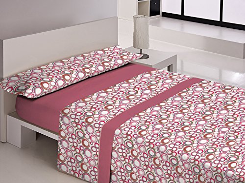 Gale Hayman Casa Campo Nieto Bettwäsche-Set, Baumwolle-Polyester, rot, 135 x 200 cm von Gale Hayman