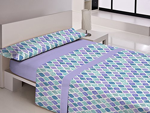 Gale Hayman Style Bettwäsche 3-teilig, aus Polycotton, Violett 135x205x0.5 cm dunkelviolett von Gale Hayman