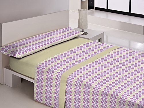 Gale Hayman Style Libela Avila, Bettwäsche aus Polycotton, Beige, 190 x 90 x 3 cm von Gale Hayman