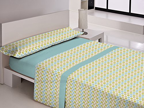 Gale Hayman Style Libela Avila, Bettwäsche aus Polycotton, grün, 195 x 90 x 3 cm von Gale Hayman