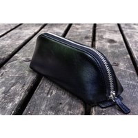 Federmäppchen - Schwarz Mit Großem Reißverschluss Federmäppchen - Schwarz Mit Großem Reißverschluss von GalenLeatherCo