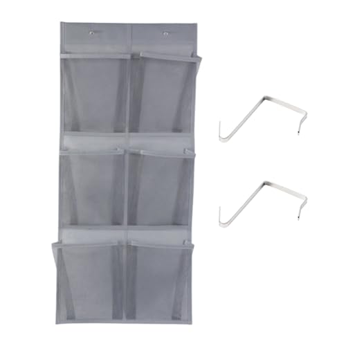 Galenecx Organizer über der Tür für Schuhe, 2-IN-1 Schuhorganizer Hängend, Multifunktionaler Organizer über der Tür für Schuhe, mit 2 Haken, für Wohnmobil, Schlafzimmer, Wohnzimmer (Weiß) von Galenecx