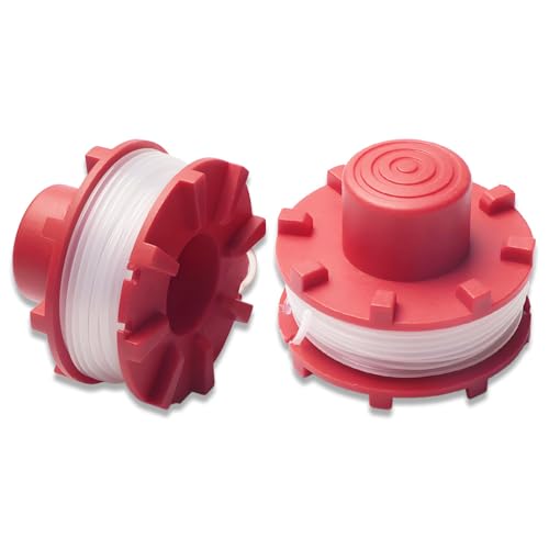 2 Stück Spule,Kompatibel mit Einhell GE-CT 36/30 Li,Rasentrimmer Spule,Länge 8 Meter, Durchmesser 2 Millimeter, Nylonspule von Galenkong