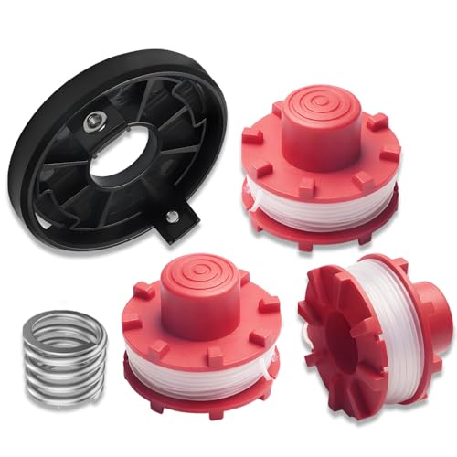 3 Ersatzspule 1 Spulendeckel u 1 Frühling Kompatibel mit Einhell GE-CT 36/30 Li,Rasentrimmer Spule,Länge 8 Meter, Durchmesser 2 Millimeter, Nylonspule 3 Ersatzspule 1 Spulendeckel u 1 Frühling Kompatibel mit Einhell GE-CT 36/30 Li,Rasentrimmer Spule,Länge 8 Meter, Durchmesser 2 Millimeter, Nylonspule von Galenkong