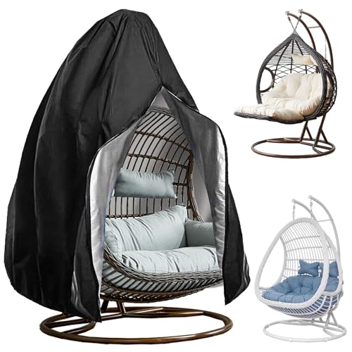 Galerie SV Hängesessel Abdeckung, 210D Oxford Gewebe Abdeckung Hängesessel Wasserdicht Winterfest Winddicht Anti-UV Hängestuhl Schutzhülle für Hängekorb Hängeschaukel Schwingsesse (230 x 200cm) Galerie SV Hängesessel Abdeckung, 210D Oxford Gewebe Abdeckung Hängesessel Wasserdicht Winterfest Winddicht Anti-UV Hängestuhl Schutzhülle für Hängekorb Hängeschaukel Schwingsesse (230 x 200cm) von Galerie SV
