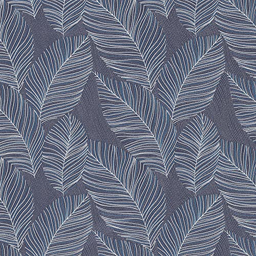 Galerie AM30013 Amazonia Quill Tapete, Blau/Silber, 10,05 m x 53 cm von Galerie