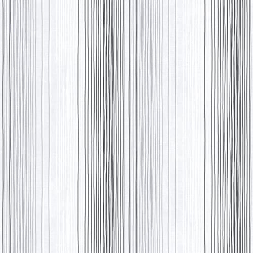 Galerie Simply Stripes ST36921 Tapete, gestreift, 10 m x 52,8 cm, Schwarz von Galerie