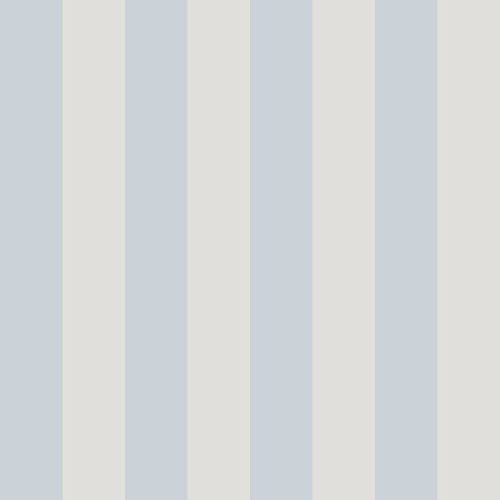 Galerie Simply Stripes SY33916 Tapete mit 3 Streifen, 10 m x 52,8 cm, Blau/cremefarben von Galerie