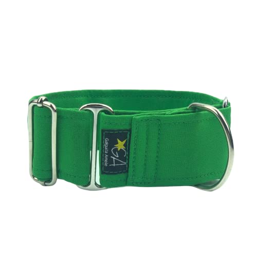 Galguita Amelie 0634438130871 Halsband für Hunde, M, grün von Galguita Amelie