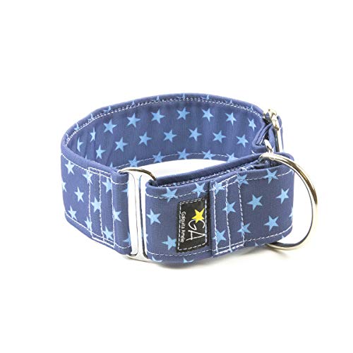 Galguita 0634438357360 Hundehalsband Star, M, blau von Galguita Amelie