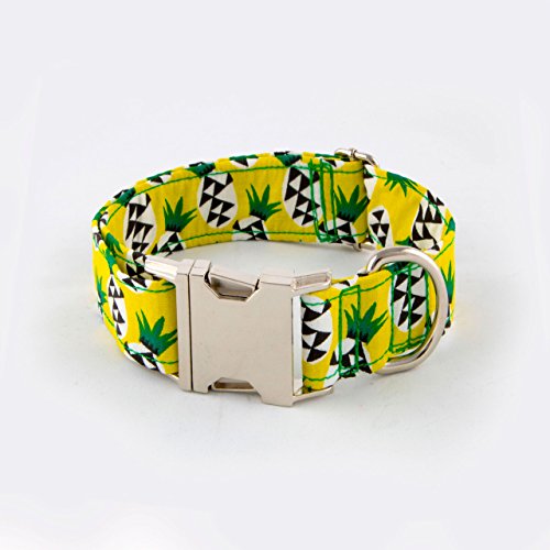 Galguita Amelie 0634438079743 Halsband für Hunde Clic Pineapple, M von Galguita Amelie