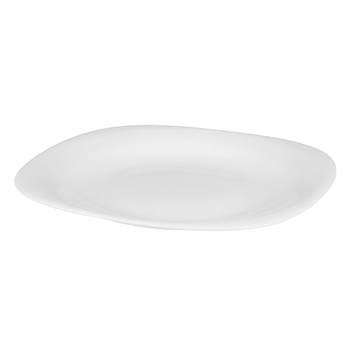 GALICJA Dessertteller QUADRO – Speiseteller – Plates – Essgeschirr – Tafelservice – Teller Flach – Essteller Weiß – Essservice – Essgeschirr Teller – Tableware – Plate – 21,5cm von GALICJA