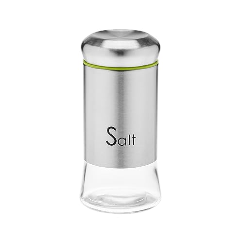 Galicja Gewürzdosen GRENO – Gewürz Organizer – Salzstreuer – Gewürzstreuer – Spice Jars – Salzstreuer klein – 150ml Gewürzgläser fur SALT Stahl von GALICJA