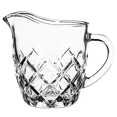 Galicja Milchkanne Glas Karin – Glas Kanne – Kanne Glas Hitzebeständig – Glaskrug Klein – Glaskaraffe ohne Deckel – Wasser Kannen – Milk Kanne – Modell 1 200 ml von GALICJA