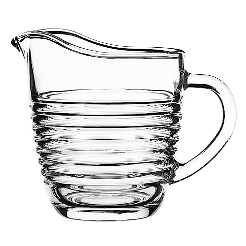 Galicja Milchkanne Glas Karin – Glas Kanne – Kanne Glas Hitzebeständig – Glaskrug Klein – Glaskaraffe ohne Deckel – Wasser Kannen – Milk Kanne – Modell 2 200 ml von GALICJA