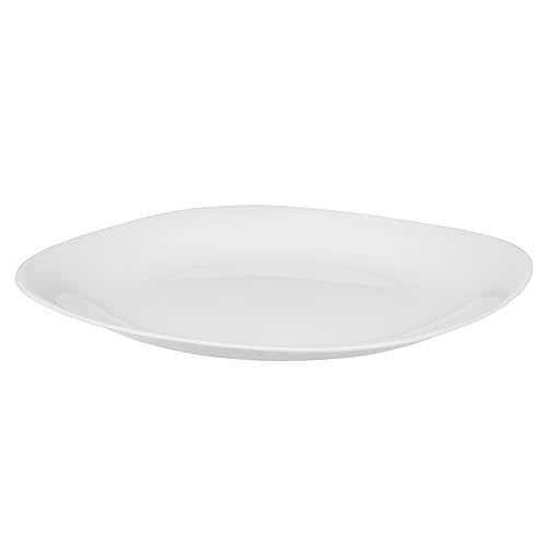 GALICJA Teller QUADRO – Speiseteller – Plates – Essgeschirr – Tafelservice – Teller Flach – Essteller Weiß – Essservice – Essgeschirr Teller – Tableware – Plate – 28 cm von GALICJA