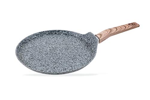 Galileo Casa 2191315 Crêpespfanne, 28 cm, Granit, Grau von Galileo Casa