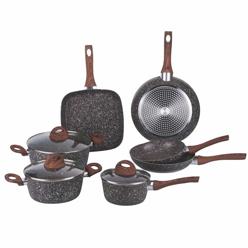 Galileo Casa Bakterien 10 Stück antihaftbeschichtet aus geschmiedetem Aluminium Induktion Dakota SìChef Galileo Casa Bakterien 10 Stück antihaftbeschichtet aus geschmiedetem Aluminium Induktion Dakota SìChef von Galileo Casa