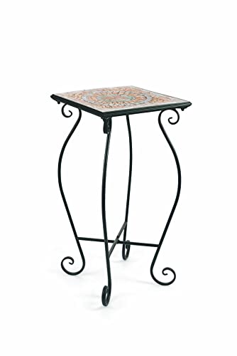 Galileo Casa Cipro Pflanze Mosaico 30 x 30 x 60 cm, Schwarz von Galileo Casa