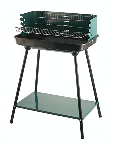 Galileo Casa viereckiger Barbecue-Grill Grün 56X37 H.82 cm Grün von Galileo Casa