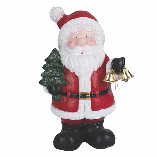 Santa's House Weihnachtsmann aus Magnesium, Höhe 48 cm, 2 Stück von Galileo Casa