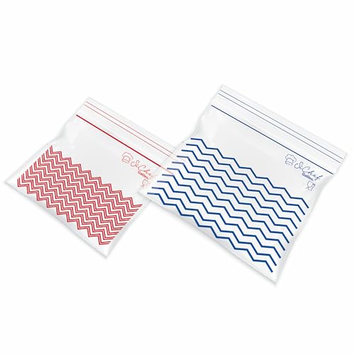 Galileo Set mit 50 luftdichten Beuteln, wiederverschließbar, 2 Größen, 20,5 x 20,5 cm, 1 l, 24 x 26 cm, 2,5 l, SìChef Galileo Set mit 50 luftdichten Beuteln, wiederverschließbar, 2 Größen, 20,5 x 20,5 cm, 1 l, 24 x 26 cm, 2,5 l, SìChef von Galileo