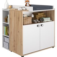 Galipette Babymöbel-Set "Arthur" bestehend aus Wickelkommode, Wickelablage und kleines Regal, 3 Stk. tlg. bestehend aus Wickelkommode, Wickelablage und kleines Regal von Galipette