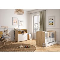 Galipette Babymöbel-Set "Arthur", (5 St., mit Bett und Bettschublade, Wickelkommode, Wickelaufsatz und Regal) von Galipette