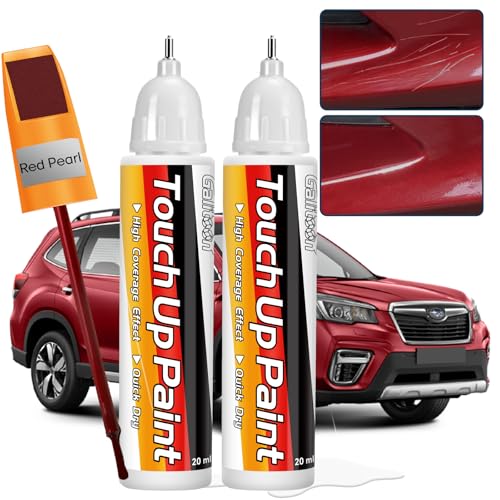 Galitoon Lackstift Auto, Autolackreparatur, 2-in-1-Autolackstift, schnelle und einfache Lösung zur Reparatur kleinerer Autokratzer, 0,8 fl oz Lackstift (Rot Perlmutt-2) von Galitoon