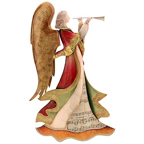 Gall&Zick Engel, Dekofigur, Weihnachten, Weihnachtsfigur, (Rot mit Trompete) von Gall&Zick