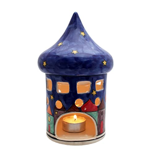 Gall&Zick Aromalampe Duftlampe aus Keramik handbemalt (Häuschen Orient) von Gall&Zick