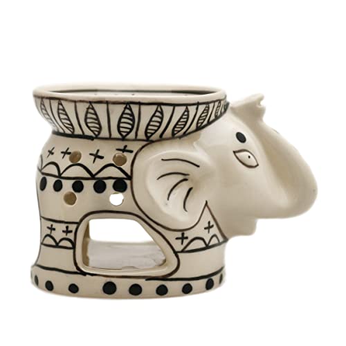 Gall&Zick Aromalampe Duftlampe aus Keramik handbemalt Elefant von Gall&Zick