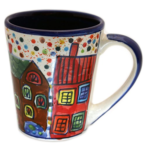 Gall&Zick Tasse Kaffeetasse Teetasse Geschirr Keramik Bemalt Bunt Set/2 von Gall&Zick