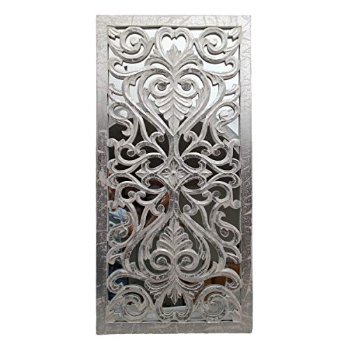 Gall&Zick Wandornament Holz Wanddeko Weiß Shabby Chic Wandbild (CL-132) von Gall&Zick