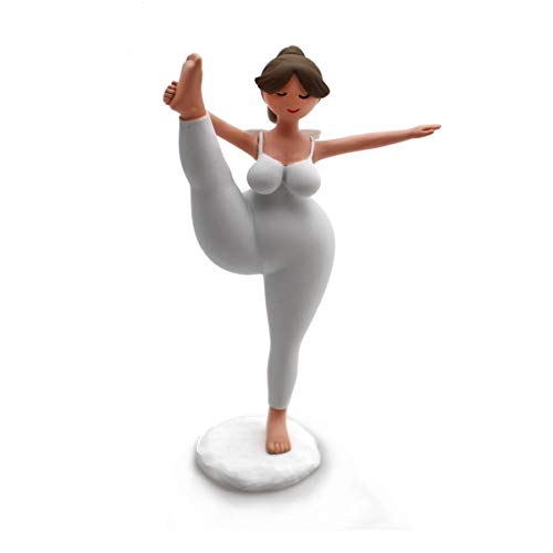 Gall&Zick Yoga Figuren Dekofigur (stehend weiß) von Gall&Zick