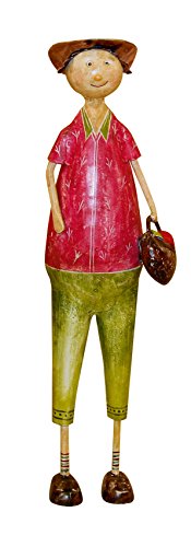 Mann Blechfigur Metall Dekofigur Gartendeko Dekoration Handarbeit Bunt Bemalt Höhe ca 44cm - Gall & Zick Mann Blechfigur Metall Dekofigur Gartendeko Dekoration Handarbeit Bunt Bemalt Höhe ca 44cm - Gall & Zick von Gall&Zick