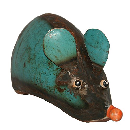 Maus Metall Dekofigur Blechfigur Gartendeko Handarbeit - Gall & Zick von Gall&Zick