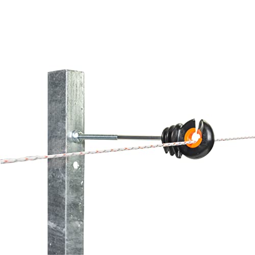 20x Gallagher Abstand-Ringisolator XDI Metall - 10 cm - Weidezaun Isolatoren - UV-stabil und witterungsbeständig 20x Gallagher Abstand-Ringisolator XDI Metall - 10 cm - Weidezaun Isolatoren - UV-stabil und witterungsbeständig von Gallagher