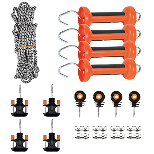 Gallagher Cord Weidetor-Set - Weidezaun-Elastikseil (weiß) - Multipack von Gallagher