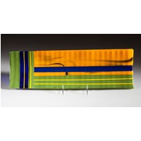 Geschmolzenem Glas Servierplatte, Glasteller, Wohnkultur, Ein Von Einer Art Geschmolzenem Glas Servierplatte, Glasteller, Wohnkultur, Ein Von Einer Art von GallerieVardaGlass