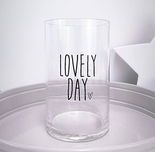 Lovely Day/Happy Together Glasvase von Gallery Direct