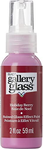 FolkArt Gallery Glass Paint 2oz-Holiday Berry von Gallery Glass