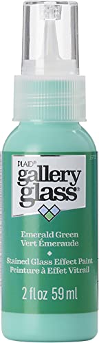 Gallery Glass, Emerald Green Stained Glass 2 fl oz Brilliant Smooth Finish Paint, Perfect for Easy to Apply DIY Arts and Crafts, 19709 Gallery Glass, Emerald Green Stained Glass 2 fl oz Brilliant Smooth Finish Paint, Perfect for Easy to Apply DIY Arts and Crafts, 19709 von Gallery Glass
