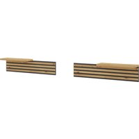 Musterring Aufsatzpaneel "Isabelle" Wird als Paar geliefert, 2er-Set, für Nachtschrank der Serie Isabelle, Lamellen in Bianco-Eiche von Musterring