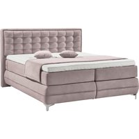 Musterring Boxspringbett "Dubai" Winkelfuß in Chrom, 3 Härtegrade, Kopfteil in Kassettensteppung Musterring Boxspringbett "Dubai" Winkelfuß in Chrom, 3 Härtegrade, Kopfteil in Kassettensteppung von Musterring