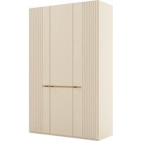 Musterring Drehtürenschrank "Isabelle", Lamellen in Korpusfarbe, Griffe in schwarz, versch. Größen und Farben von Musterring