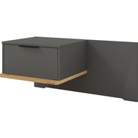 Musterring Nachtschrank "Isabelle" verschiedene Farben, Unterboden in Eiche, Maße B50/90 x H43 x T47 cm von Musterring